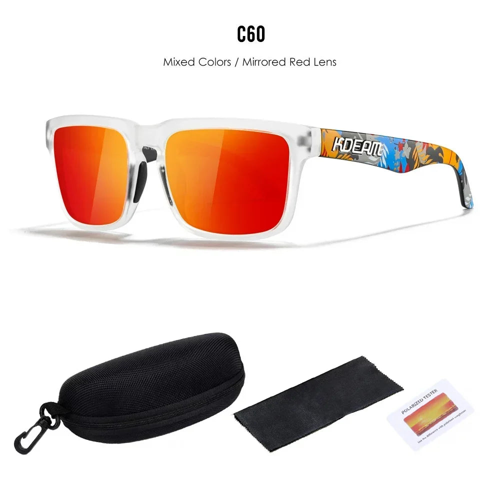 Polarized Sunglasses Unisex Outdoor Eyewear Summer 2026 Trend Mirror Lens Lightweight UV Protection Gift Idea