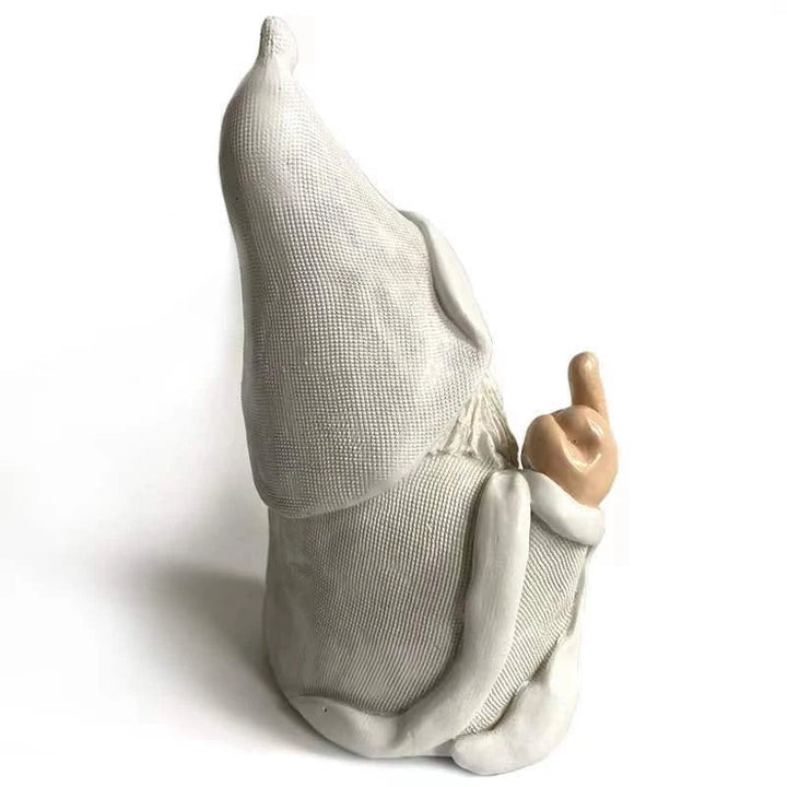 Garden Gnome Statue Resin Provocative Middle Finger Figurine, Outdoor Garden Decor TikTok Viral Fall 2026 Gift