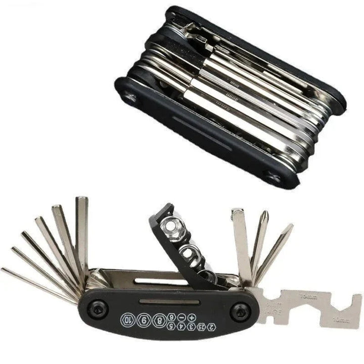 Home Tools Bicycle Repair Multi Tool Kit with Screwdriver, Tire Levers &amp; Wrenches
