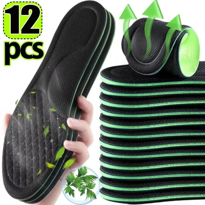 Memory Foam Orthopedic Insoles 12 Pack Antibacterial Plantar Fascia Insole