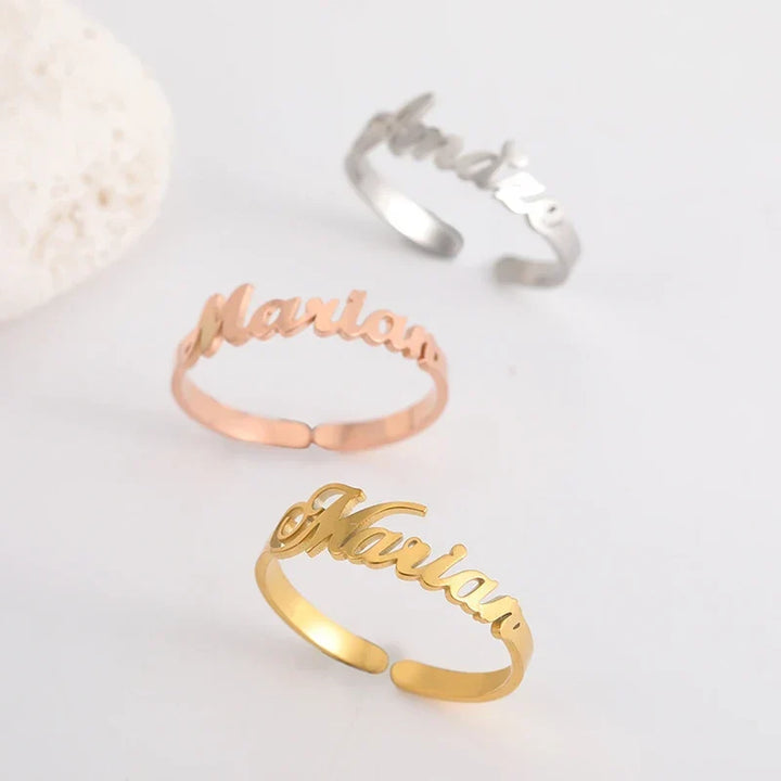 Name Ring Custom Double First Names jewelry For Couples Personalized Gift TikTok Viral Fall 2026