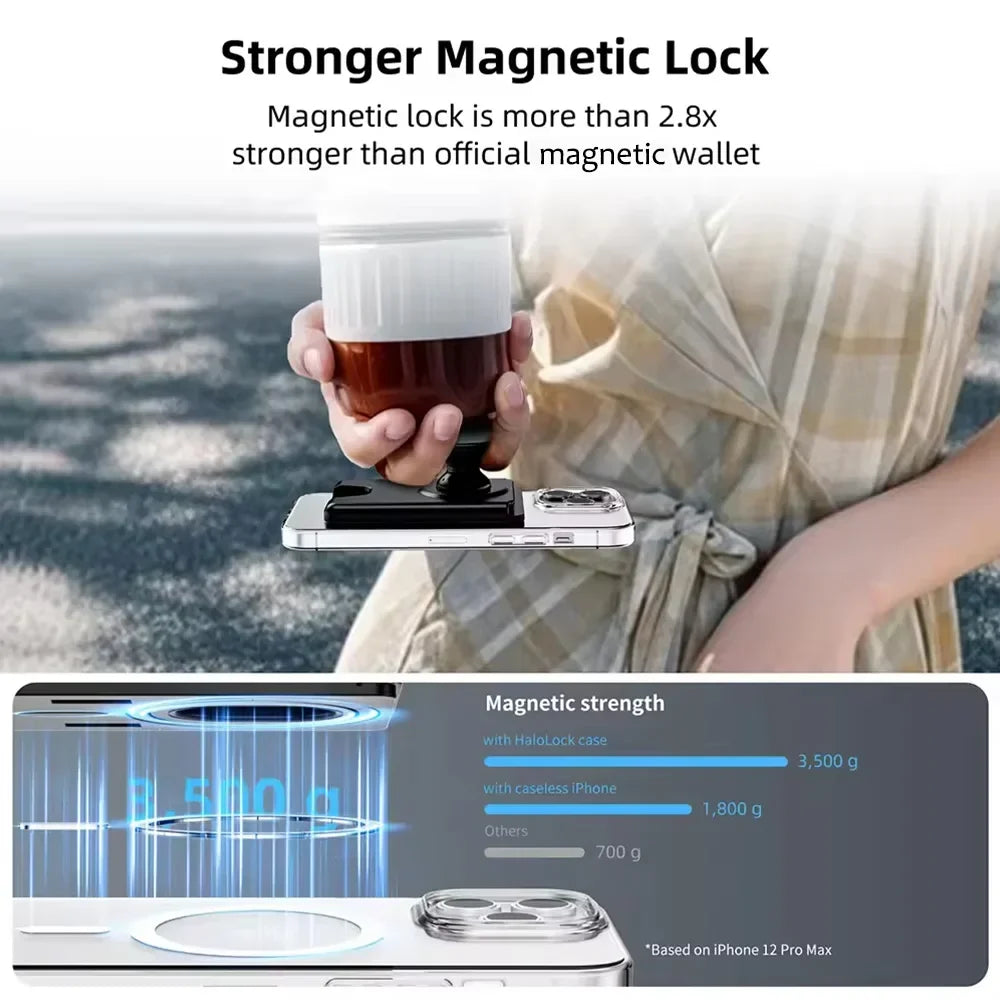 Magnetic Wallet With Expanding Grip For Phones Universal Card Holder Case Anti Scratch And Dustproof Back To School 2026