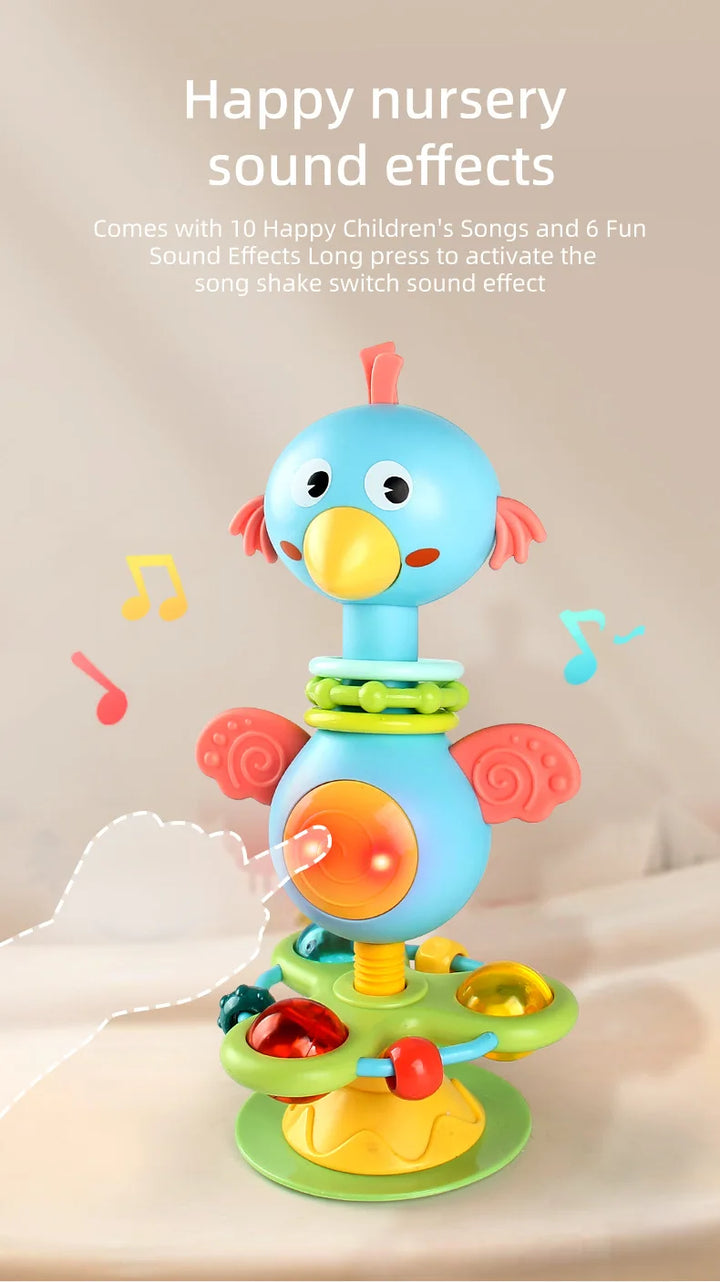 Baby Soothing Rattle Suction Cup Newborn Sensory Toys