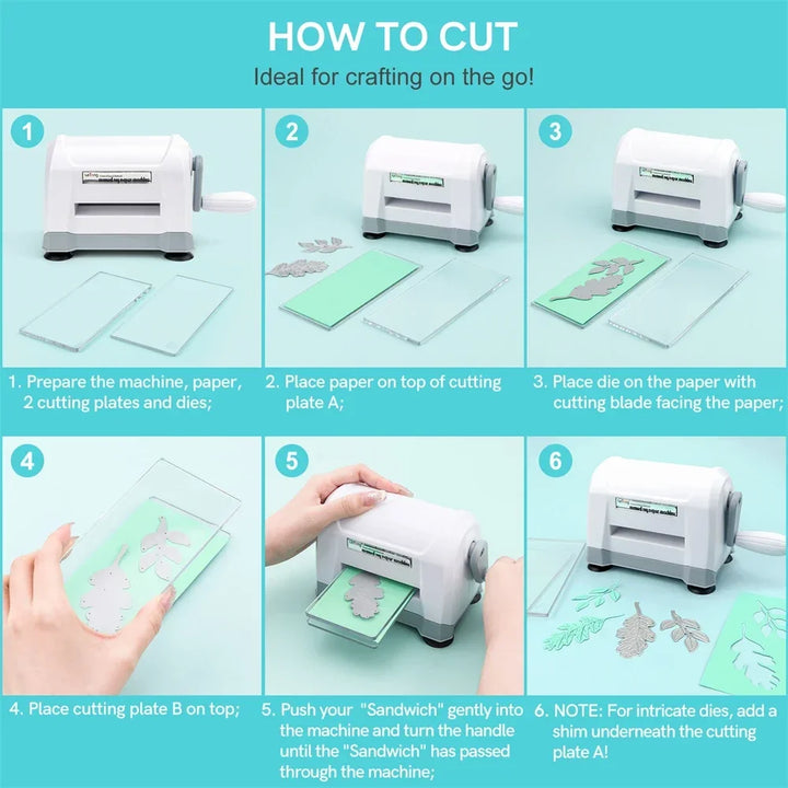 Mini Die Cutting Machine Portable Paper Embossing Tool