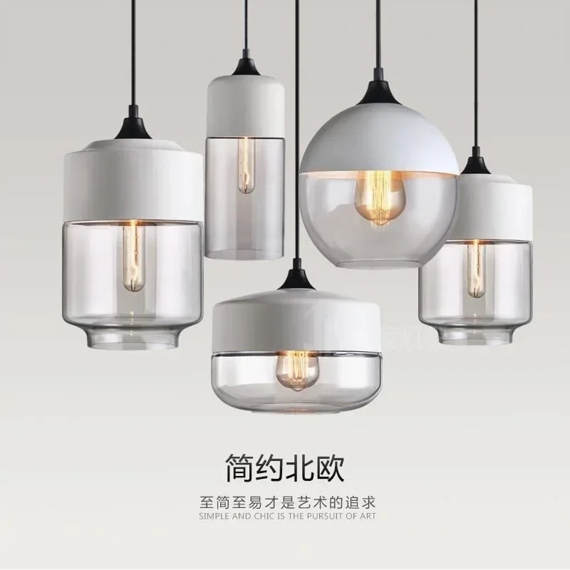 Pendant Light Glass Chandelier E27 For Dining Room Cafe Hotel Living Room Kitchen Island Modern Farmhouse Fall 2026