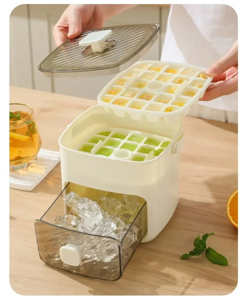 48-Grid Ice Cube Tray Reusable One-Touch Release Ice Maker – Eco-Friendly, Summer 2026