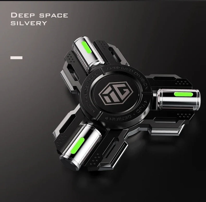 Glow Fidget Spinner Alloy EDC Long Spin Stress Relief