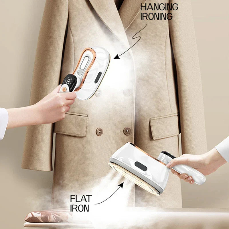 Handheld Steam Iron Foldable 4 In 1 Garment Steamer 1200W 110 To 240V Back To School Fall 2025