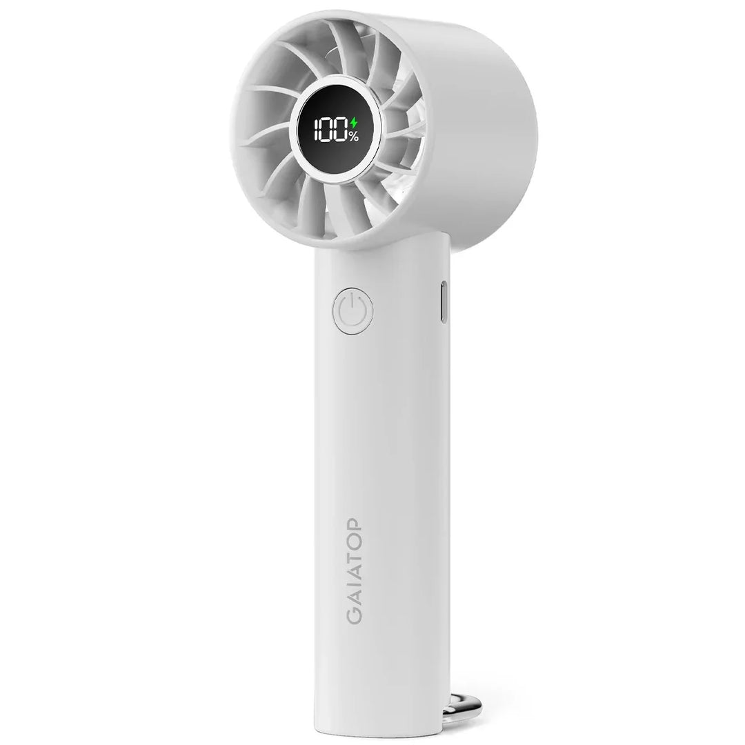 Portable Mini Fan Handheld Fan with LED Display 3 Speeds