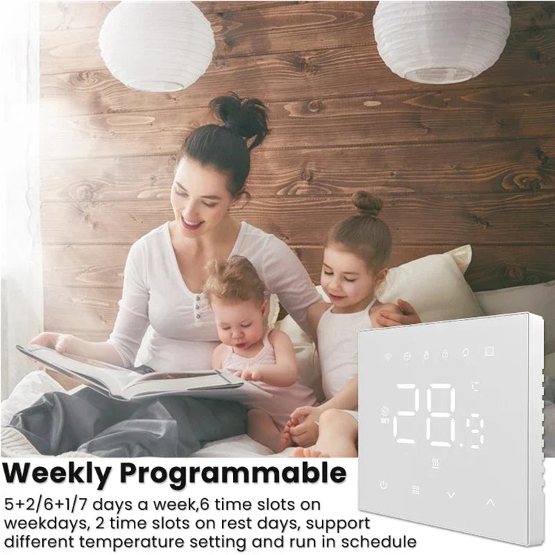 Smart Thermostat WiFi Autumn 2025 Heating And Boilers Voice Assistant Compatible Touchscreen Energy Saving