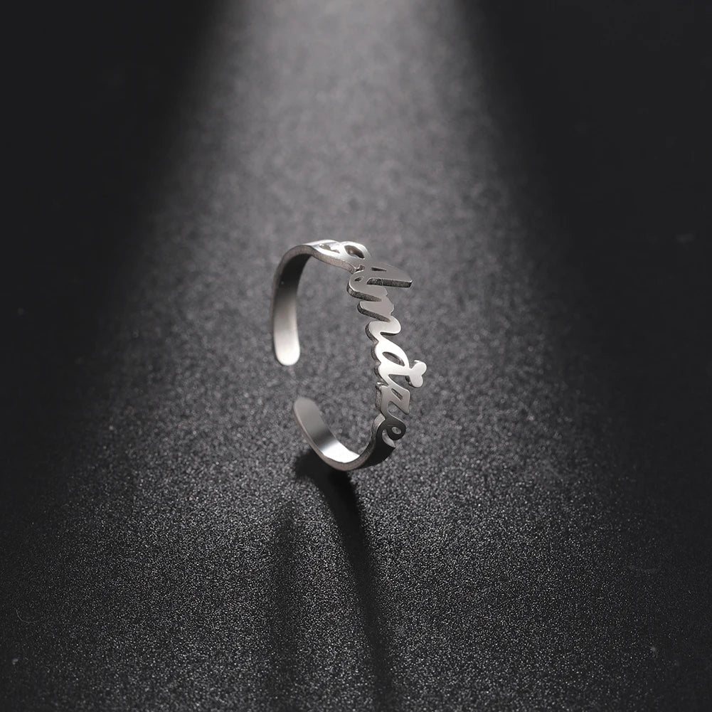 Name Ring Custom Double First Names jewelry For Couples Personalized Gift TikTok Viral Fall 2026