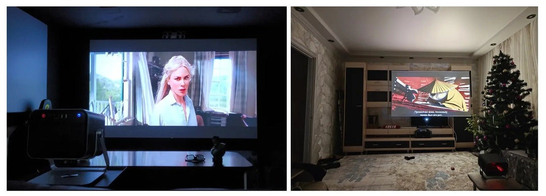 Mini Android Projector WiFi 6 350 ANSI Lumens – 4K Ready Smart Home Cinema 2026 Gift