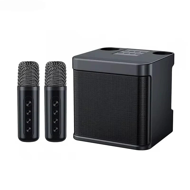Bluetooth Speaker Karaoke System Portable Wireless 10W With 2 Microphones Outdoor Party Sound Fall 2025
