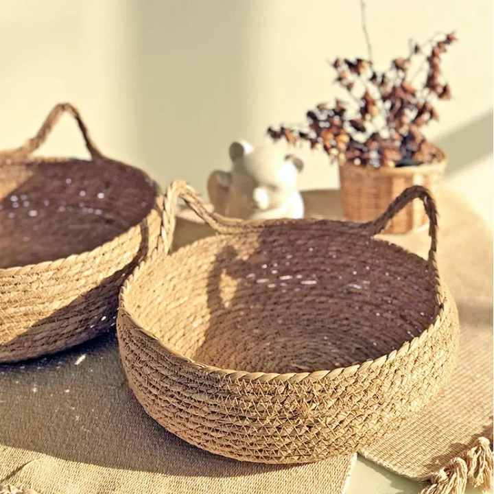 Handmade Vine Woven Cat Nest - Detachable Washable Winter Warmth Pad for Pet Supplies