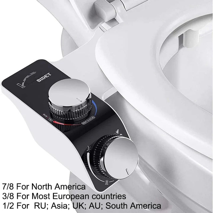 Bidet Toilet Seat Attachment Dual Nozzle Self Cleaning Non Electric Fall 2026 Home Upgrade