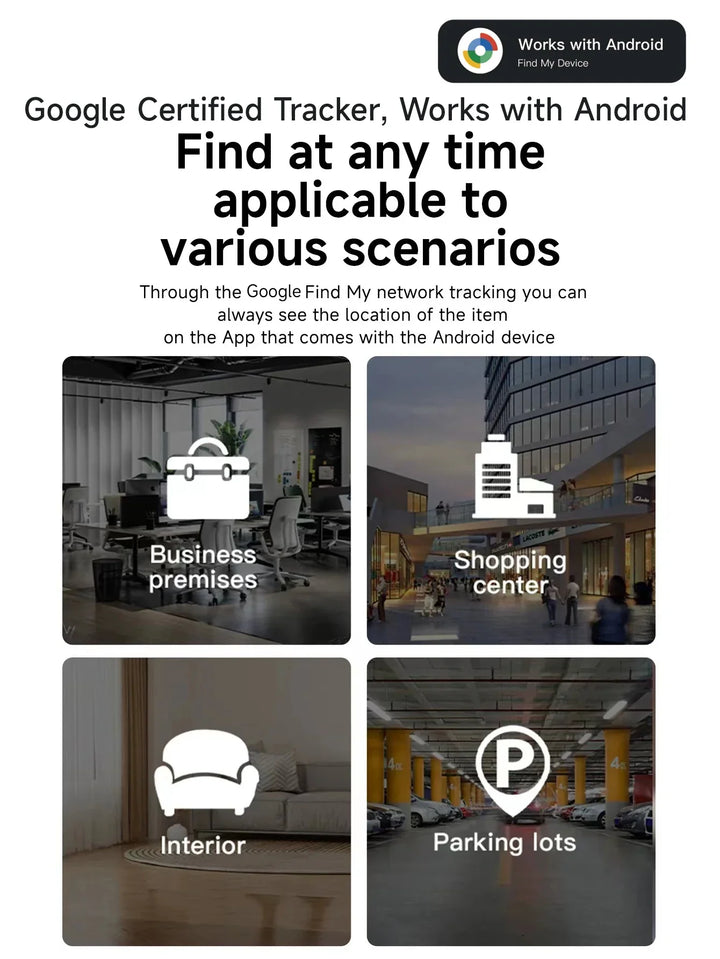 Smart Wallet Tracker Card IP68 Waterproof – Wireless Rechargeable Android Item Locator 2026