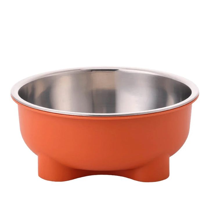 Anti Slip Stainless Steel Dog Bowl - Easy to Clean Indoor Pet Dish