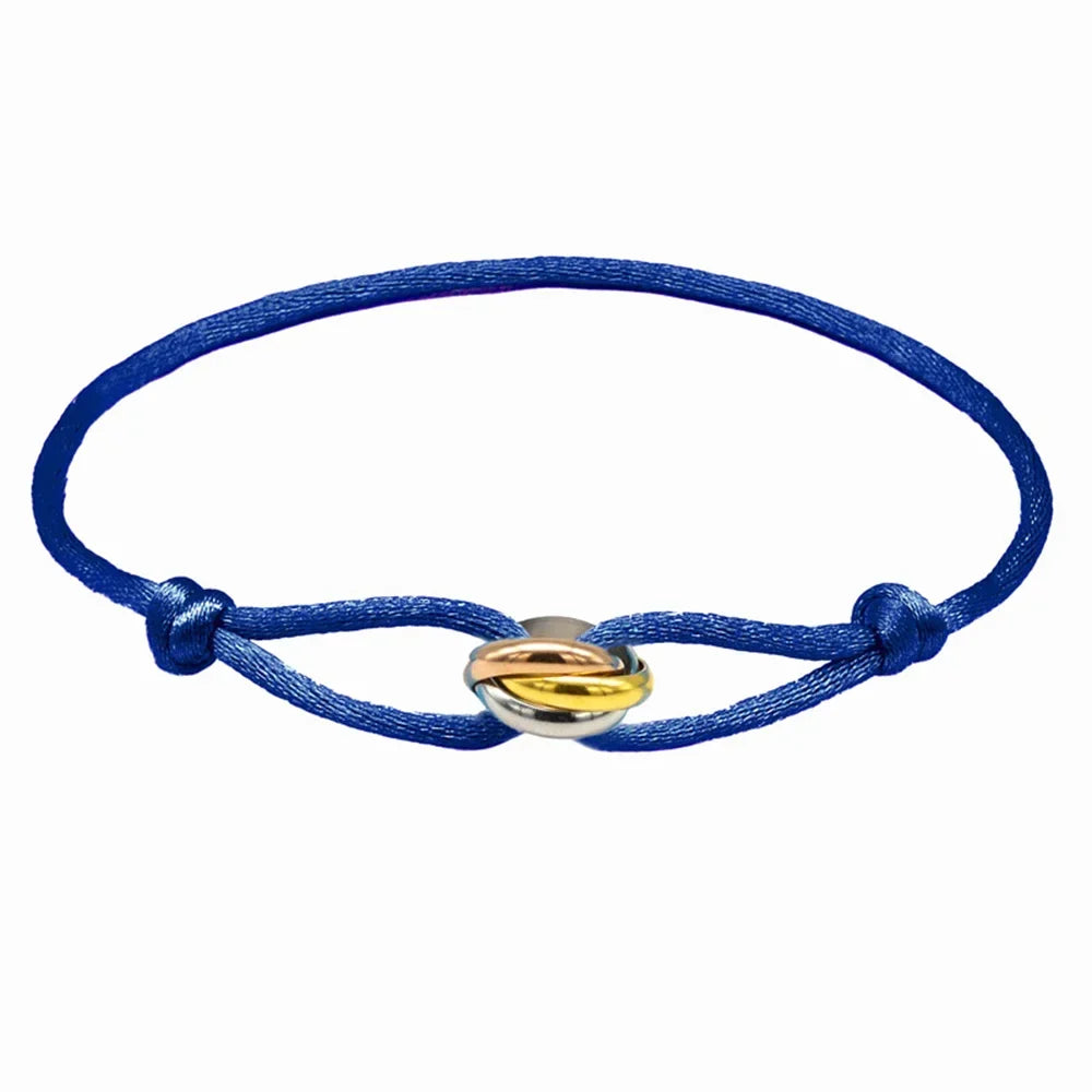 Bracelet Rope Chain Wrap Bracelet Adjustable Unisex jewelry 3 Metal Buckle Fall 2026 Trend Gift