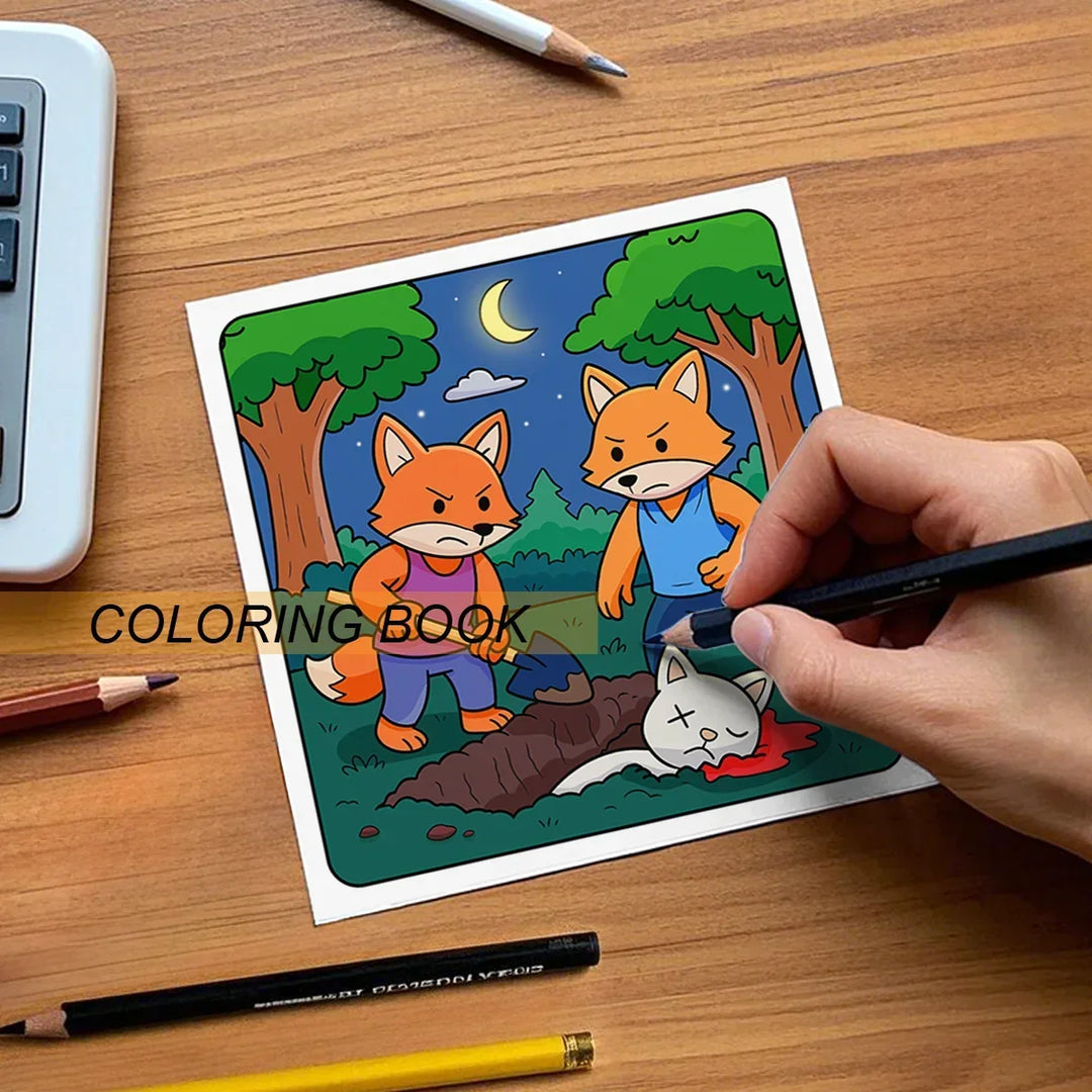colouring Book Halloween Theme For All Ages Cute And Cozy Creepy Creatures 24 Page Edition Fall 2025 Gift Idea