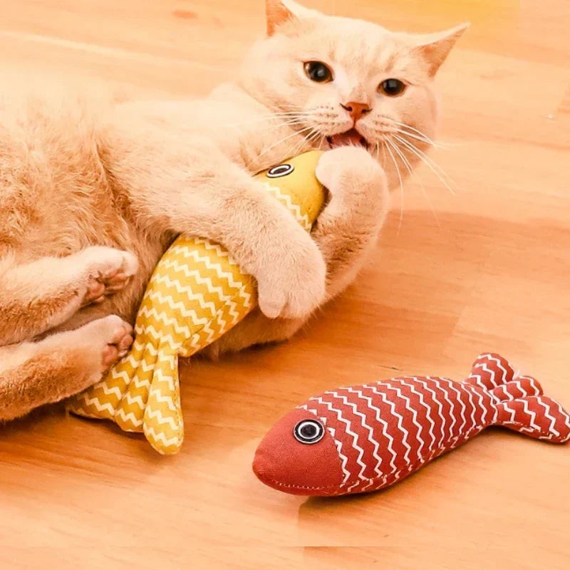 Catnip Plush Toy for Kittens and Puppies - Teeth Grinding Pillow, Cute Pet Accessories