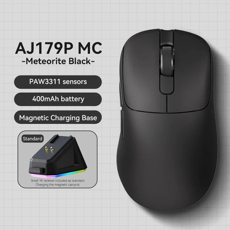 Gaming Mouse Magnetic Charging Ergonomic Lightweight Wireless