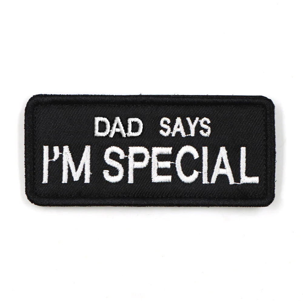 Service Dog Patch Black Harness Label Hook And Loop Fasteners Fall 2025 Easy On Off For Quick Identification
