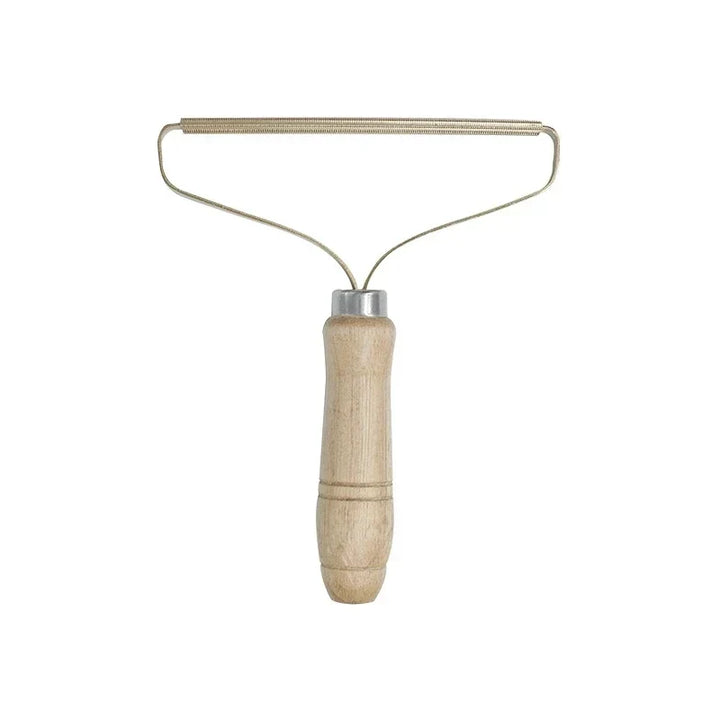 Wooden Brush Portable Lint Remover Pet Hair Cleaning Tool