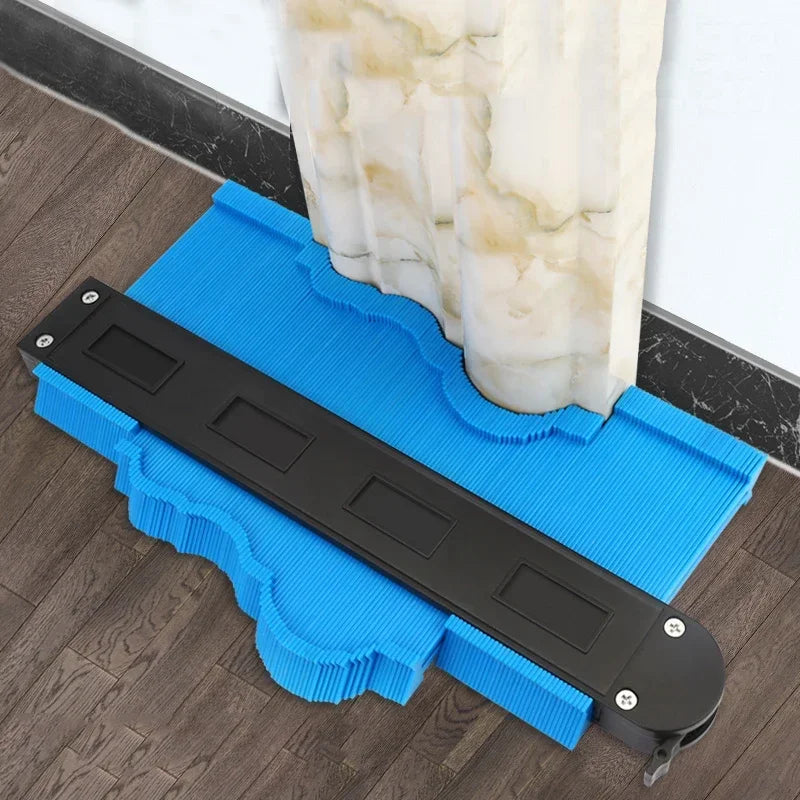 Contour Gauge Duplicator - Plastic Profile Measuring Tool for Home DIY Projects, 10 inch