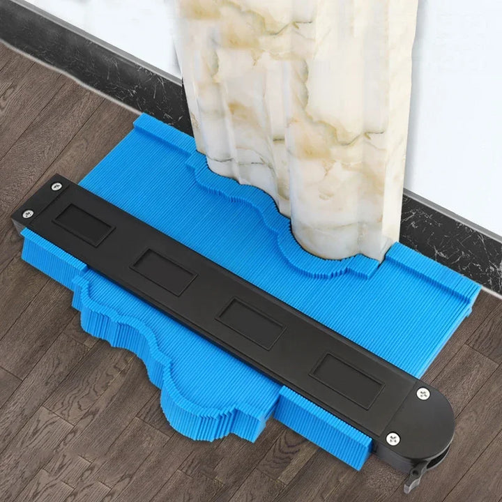 Contour Gauge Duplicator - Plastic Profile Measuring Tool for Home DIY Projects, 10 inch