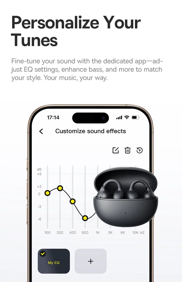 Baseus BC1 Open-Ear Clip Earbuds Bluetooth 6.0 – 4-Mic Noise Cancellation Super Bass IP55 Sports 2026
