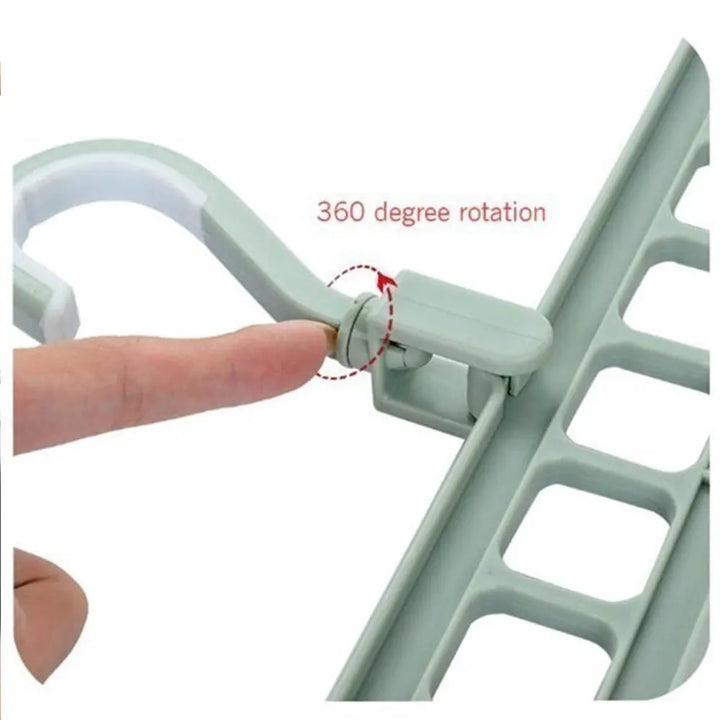 Multi-Function 360 Rotating Hanger - Home Organizers for Clothes, Scarves &amp; Shawls