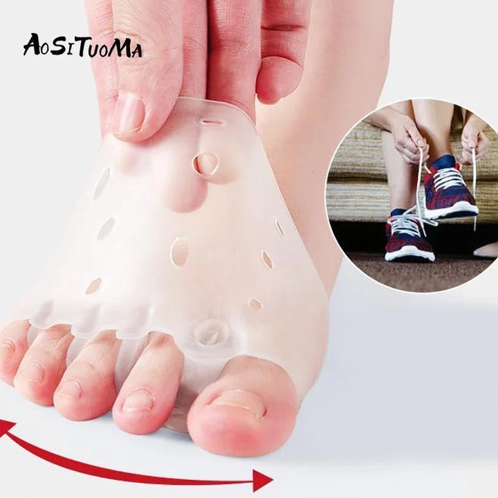 Silicone Front Foot Pads 2-Pack – Bunion Relief &amp; Forefoot Cushion, Foot Support Home Use 2026