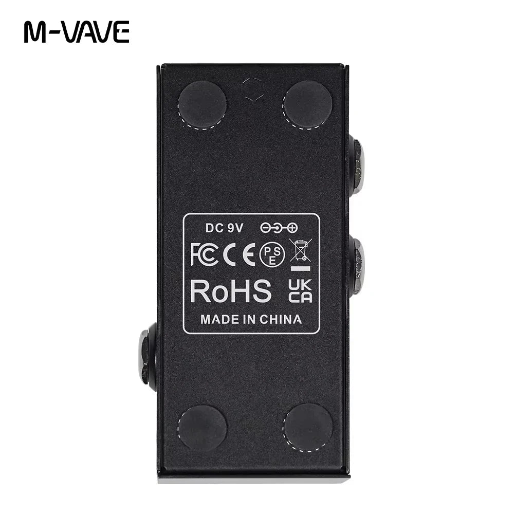 M-VAVE ABY Line Selector Pedal – True Bypass AB Box Mini Guitar Bass Channel Switch 2026