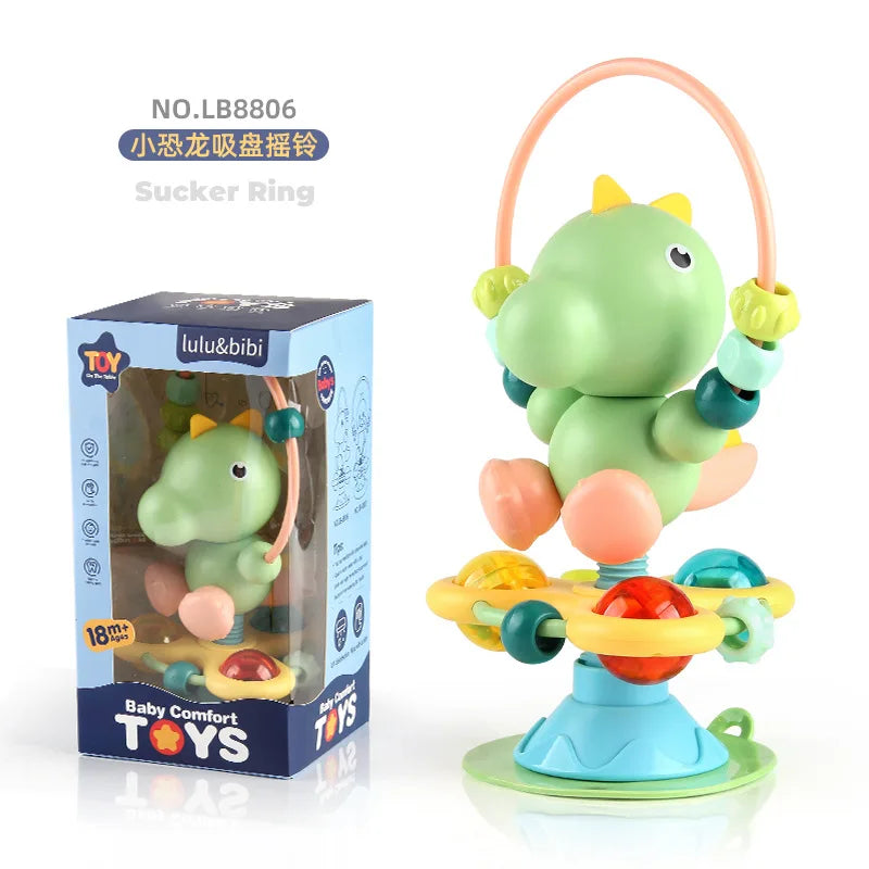 Baby Soothing Rattle Suction Cup Newborn Sensory Toys