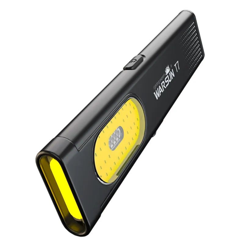 LED Keychain Flashlight 600Lm USB-C Rechargeable Mini Torch Light Portable Work Light With Magnet