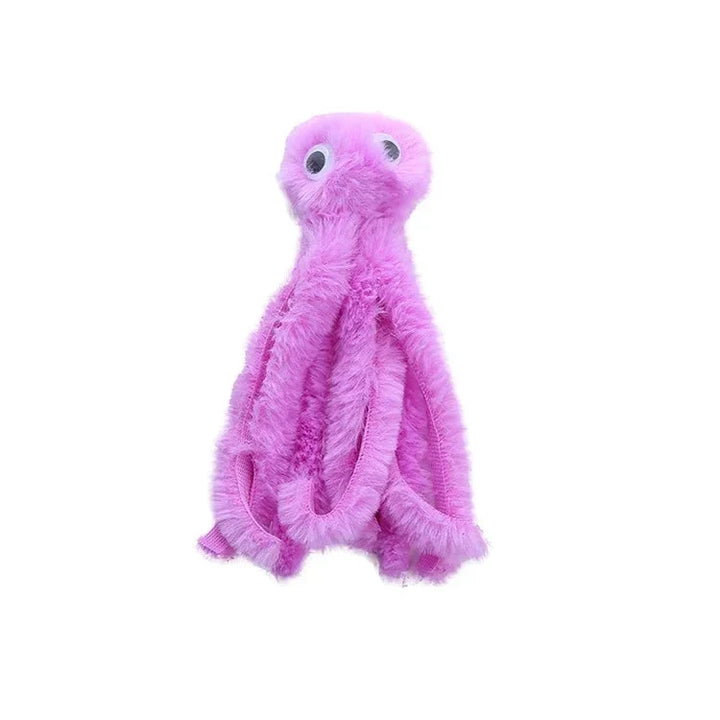 Cute Octopus Plush Cat Toy - Bite Resistant, Interactive Play Pet Supplies