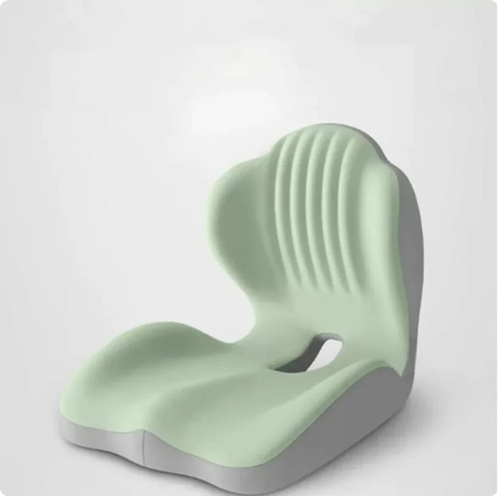 Ergonomic Memory Foam Seat Cushion with Back Support – Lumbar Relief for Office Chair Car Wheelchair 2026
