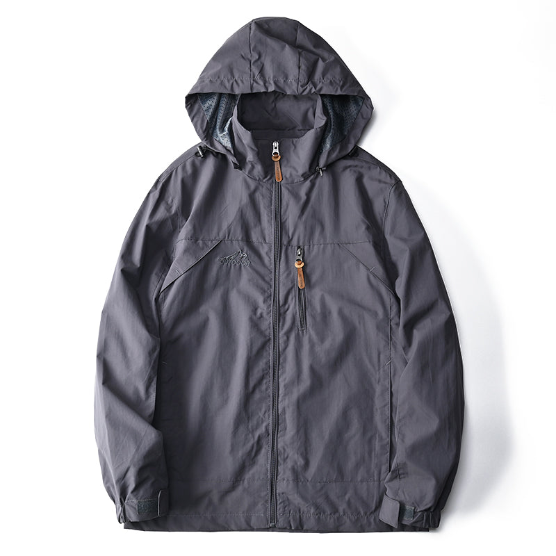 Waterproof Mens Tactical Jacket - Hooded, Lightweight