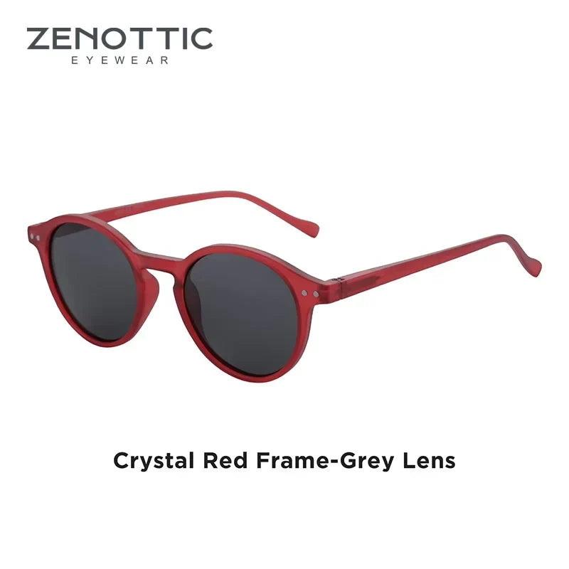 Polarized Sunglasses Round Retro Unisex Eyewear Summer 2026 Trend UV400 Protection