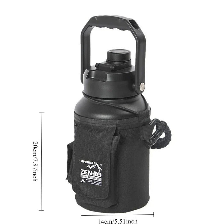 Water Bottle Holder Waterproof Nylon Cup Sleeve Crossbody Bag For Outdoor Travel Fall 2025 Gift Idea