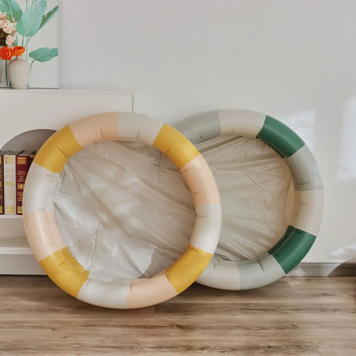 Inflatable PVC Ocean Balls for Kids - colourful Summer Pool Toys for Garden and Courtyard Play