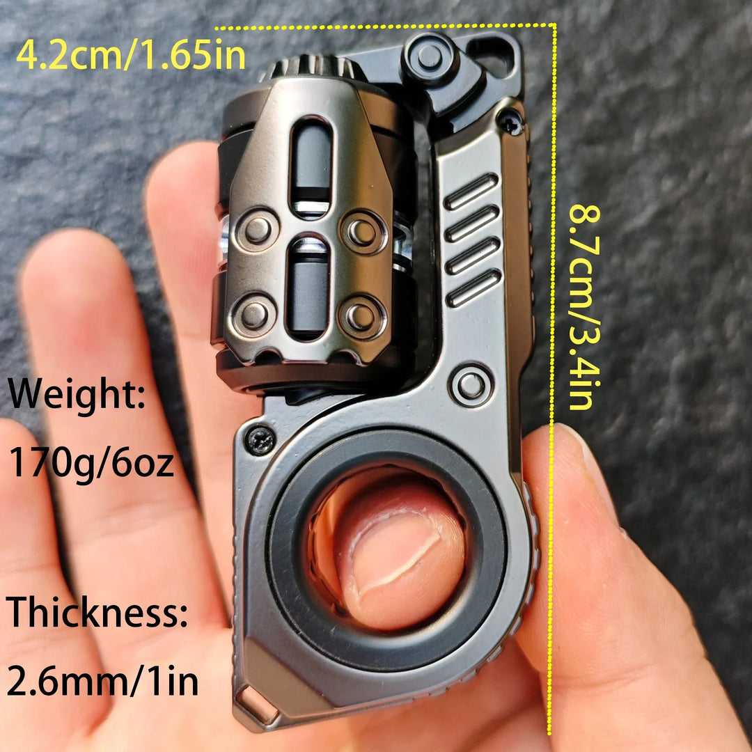 EDC Metal Fidget Slider Set – Tuning Fork Magnetic Ratchet Cybercore Desk Stress Relief Toy 2026