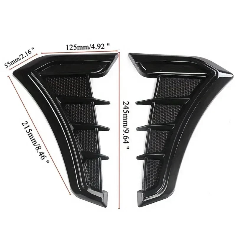 Car Hood Vents Universal Air Intake Scoop Carbon Fiber Look Exterior Decoration TikTok Viral Fall 2026 Gift Idea
