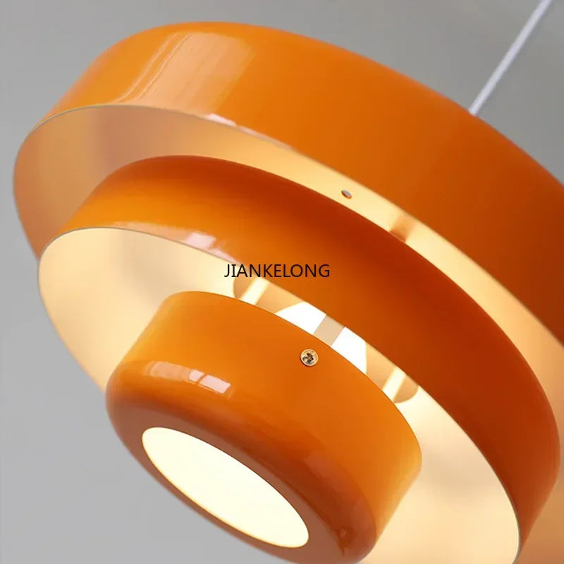 Pendant Lamp Retro Danish Chandelier - Fall 2026 Decor for Cafes and Homes, Cozy Ambient Lighting