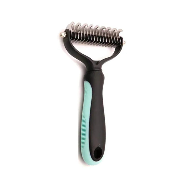 Pet Grooming Care Deshedding Brush for Dogs &amp; Cats - Fur Remover &amp; Knot Cutter Comb