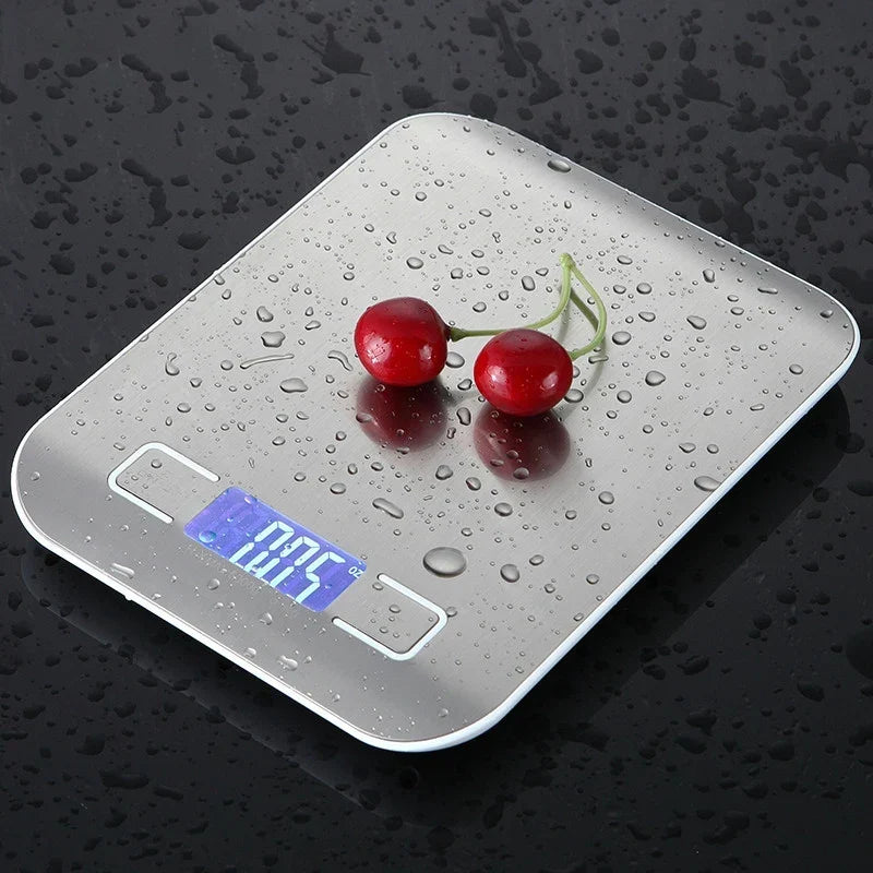 Digital Kitchen Scale Stainless Steel LCD Baking Scale