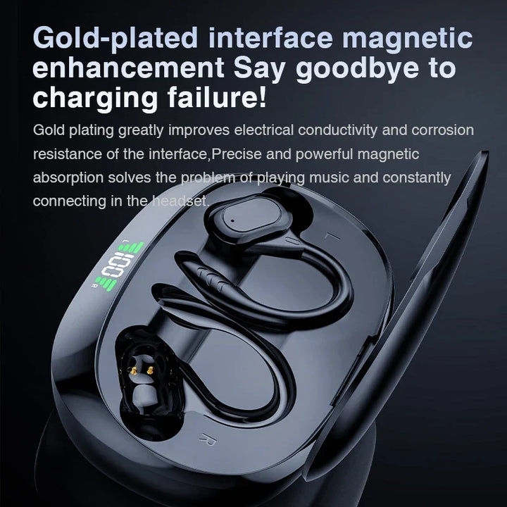 AI Translation Earphones Wireless Ear Hook Bluetooth