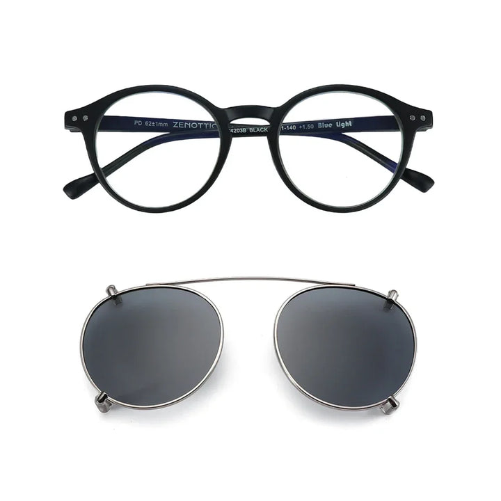Clip On Sunglasses Retro Round Frames Anti Blue Light Polarizing Clip Ons Summer 2026