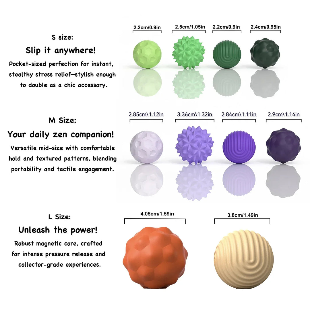 Magnetic Ball Fidget Toy Silicone Sensory Stress Relief