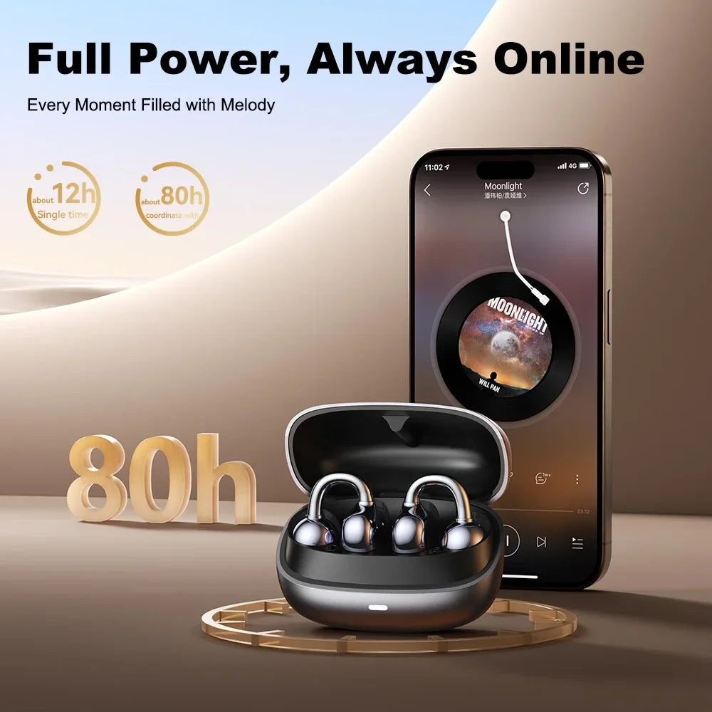 Bone Conduction Open Ear Bluetooth Earbuds Sports Gym